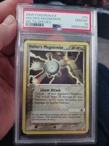 PSA 10 2005 Pokémon Ex Holon’s Magnemite Delta Species - Picture 1 of 2