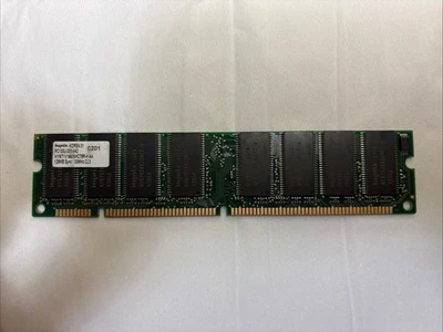 Hynix pc133u-333-542 128MB 133MHz CL3 Vintage Working Good Modulo Memoria Ram - Immagine 1 di 4