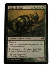 Deity of Scars NM Eventide EDH Commander Modern Spirit Avatar Trample Regenerate
