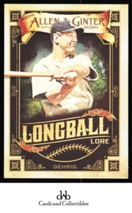 2020 Topps Allen & Ginter #LL-13 Lou Gehrig Longball Lore - Picture 1 of 2
