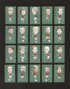 ASTON VILLA FAMOUS FOOTBALLERS 20 Card Set - Platt McGrath Southgate Barry Yorke - Picture 1 of 1