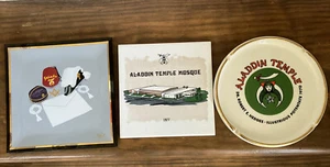 Shriners Collectibles (tile trivet, Ash tray) - Picture 1 of 7