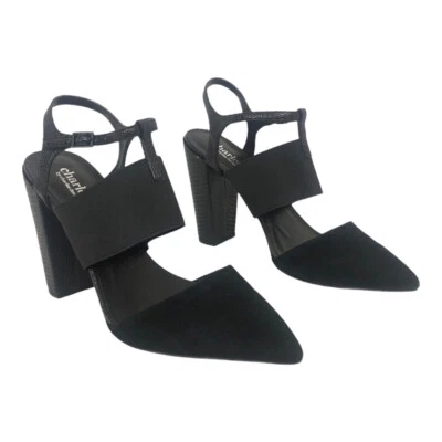 Charles by Charles David Talla 8 Gamuza Textil Correa en el Tobillo Punta Tacones Foto 1 de 4
