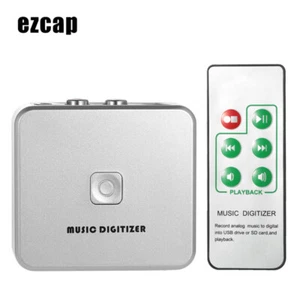 EZCAP241 Music Digitizer 3.5mm RCA Audio Capture Adapter Recorder to SD USB Disk - Picture 1 of 12