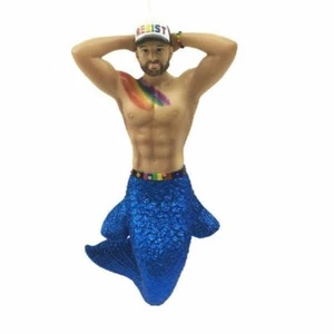 Diciembre Diamantes Resistir Merman Árbol de Navidad Adorno 5555092 Nuevo Mermen Azul - Imagen 1 de 1