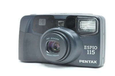[Near Mint] Pentax ESPIO 115 Black Point & Shoot 35mm Film Camera From Japan - Image 1 of 4
