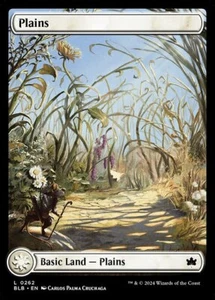MTG PLAINS 262 EXC - PIANURA - BLB X EN - MAGIC - Picture 1 of 1