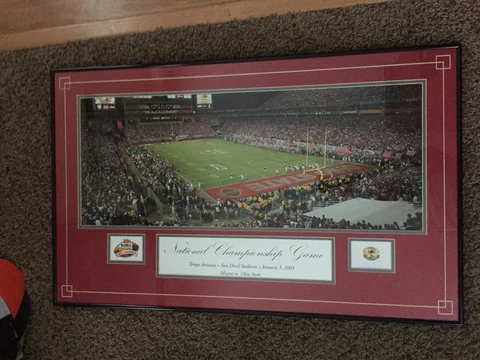 2003 Ohio State Buckeyes National Championship Framed Picture Cover