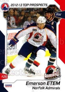 2012-13 AHL Top Prospects #33 Emerson Etem