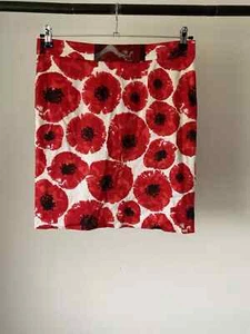 Kaleidoscope Size 12 Red Mix Floral Skirt. Knee Length Zip Fasten T 993 - Picture 1 of 6
