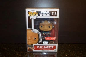 Funko Pop! Target Exclusive Star Wars Maz Katana (no glasses) #118 - MIB - Picture 1 of 6