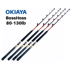 OKIAYA COMPOSIT 80-130LB Saltwater Big Game Roller Rod Set of 4 - Picture 1 of 8