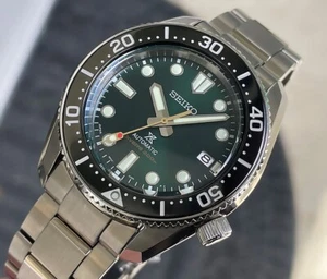 Seiko 140th Anniversary 200m Diver Watch Green Dial SPB207 Limited Edition - Picture 1 of 6