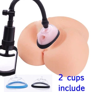 Womens Pussy Pump Vagina Enlarger Vacuum Clitoris Nipple Enhancer 2 Suction Cup - Picture 1 of 16