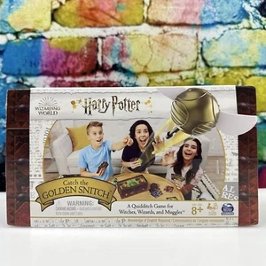 Harry Potter Catch the GOLDEN SNITCH Quidditch Game Witches Wizards Cards NEW! - Picture 1 of 24