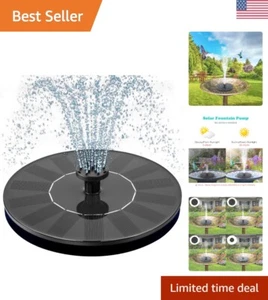 1W Solar Fountain Pump with 160L/h Flow Rate – Versatile Outdoor Water Feature - Picture 1 of 9