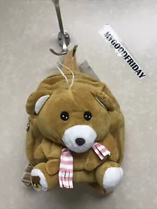 Cute Plush Teddy Bear (H7”x6”W) and Backpack (H9.5”x11”W ) *On Sale - Picture 1 of 12