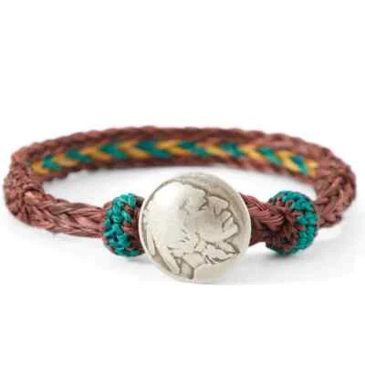 Никелевый браслет с головой буйвола Concho от Territory Ahead новый в упаковке 30% скидка! - Изображение 1 из 2