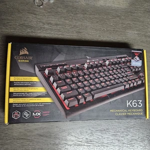 Cosair K63 Compact Mechanical Gaming Keyboard — CHERRY® MX Red (TH) - Used - Picture 1 of 15