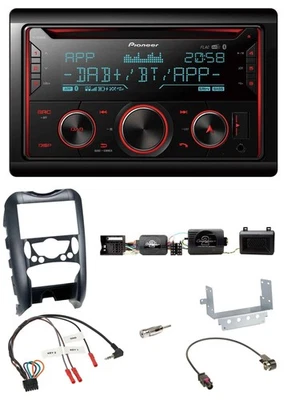 Pioneer 2DIN DAB Lenkrad Bluetooth USB CD Autoradio für Mini Cooper 06-14 Parkse - Bild 1 von 4