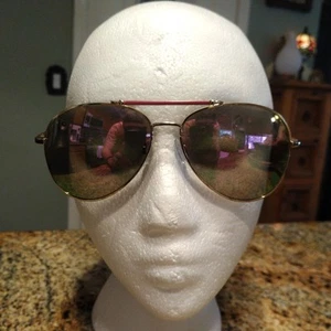 Jessica Simpson Purple and Rose Gold Aviator Sunglasses Brow Bar J6096 - Picture 1 of 10