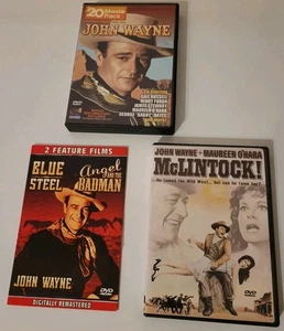 John Wayne Flims 20 Movie Pack Blue Steel / Angel And The Badman Western Gift - Picture 1 of 11