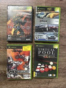 Original Xbox Spielepaket Halo 2 Virtual Pool MX 2002 Volvo Drive for Life - Y524B - Bild 1 von 4