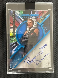 Topps Star Wars Masterwork Rosario Dawson As Ahsoka Tano Autograph /99 - Picture 1 of 2