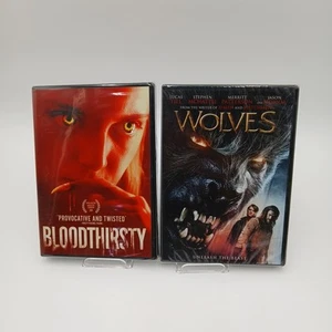Lot Of 2 Werewolf Horror Movies - Bloodthirsty & Wolves - Picture 1 of 2