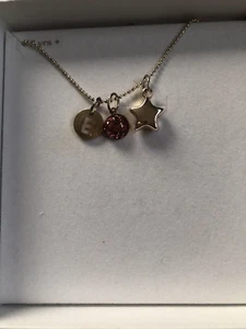 NEXT Girls Initial E Necklace BNWT - Picture 1 of 3