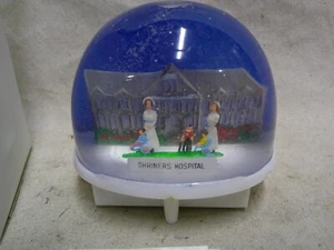 Vintage Sno-Dome Schneekugel Shriner's Hospital Krankenschwestern leuchtet 1967 LESEN unbenutzt - Bild 1 von 7