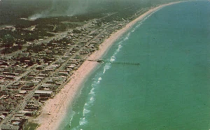 MYRTLE BEACH VISTA AÉREA 1969 POSTAL VINTAGE 041625 U - Imagen 1 de 2