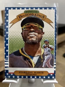 2019 Donruss - Diamond Kings - Independence Day #24 - Starling Marte - Pirates - Picture 1 of 2