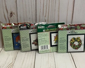 Cross Stitch Kit Mary Engelbreit Square Mini Frame Small Project Bucilla NEW - Picture 1 of 6