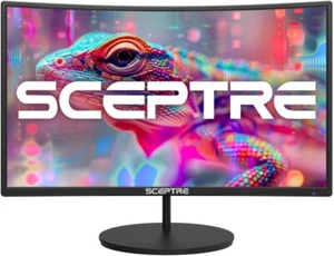 Sceptre Curved 27" FHD 1080p 75Hz LED Monitor HDMI VGA Build-In Speakers - Picture 1 of 10