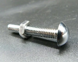 Basin Chain Stay Stopper Blank with Back Nut Chrome Plated UK Stock - Picture 1 of 4