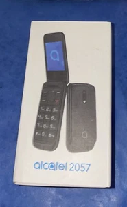 Alcatel 2057 - (Black) Retro Style Flip Phone - Dual Sim 2.4" - (Unlocked) - Picture 1 of 2