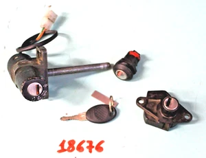 KIT BLOCCHETTO AVVIAMENTO QUADRO SERRATURE APRILIA ATLANTIC 125 200 - Imagen 1 de 2