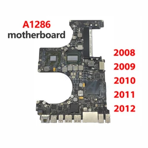 Motherboard For MacBook Pro 15" A1286 Core 2 Duo i5 i7 2008 2009 2010 2011 2012 - Picture 1 of 6