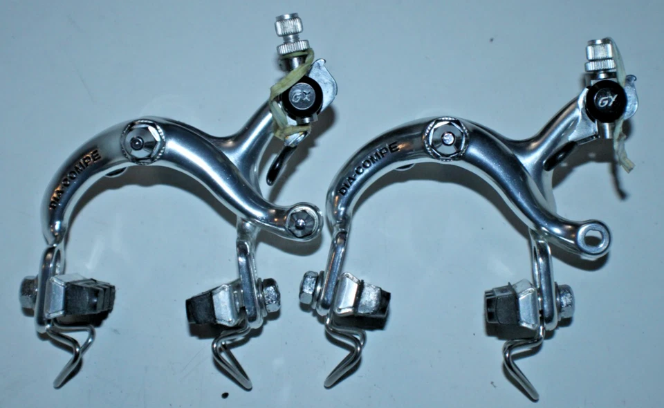 Dia Compe GX Brake Caliper Set 50-65mm Side Pull Recessed Touring USA Shipper :) - Image 1 of 4
