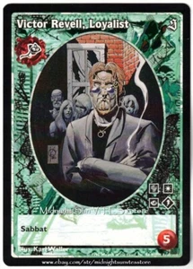 Victor Revell, Loyalist Toreador Antitribu The Sabbat V:TES VTES Vampire CCG - Picture 1 of 1