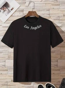 Nueva Camiseta para Hombre LOS ÁNGELES Cuello Redondo Suave Regular Informal Todas las Ocasiones - Imagen 1 de 12