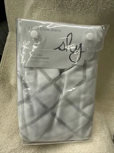 Sky Texture Trellis 2 EURO Pillow Sham 🏭 - Bild 1 von 2