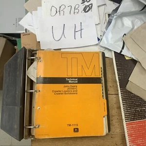 John Deere JD-350C TECHNICAL SERVICE REPAIR MANUAL CRAWLER DOZER LOADER TM-1115 - Picture 1 of 10