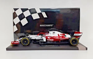 Model Car 1:18 MINICHAMPS F1 Alfa Romeo C41 Kimi Raikkonen Gp Bahrain 2021 - Picture 1 of 12