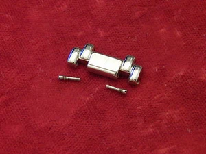 GENUINE CONCORD STEEL SARATOGA STRAP BAND BRACELET 18MM HALF LINK - Picture 1 of 3