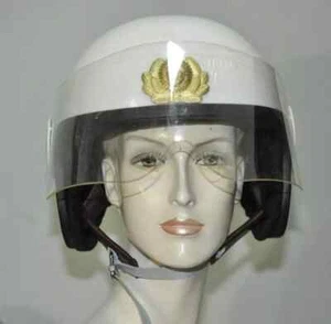Sowjetunion Motorrad Polizei Helm Oldtimer UdSSR Polizist - Bild 1 von 14