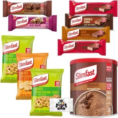 Slimfast  Variety 7 Day Dieting Starter Chocolate Edition Weight Loss Diet Pack - Image 1 of 4