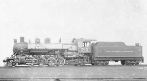 3AA949 NEG/RP 1920s/30 ? ALASKA RAILROAD 282 LOCO #703 - Photo 1/1