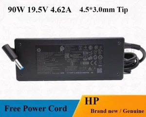 Genuine 90W 19.5V 4.62A Charger for HP Charger 709986-003 TPN-CA18 4.5mm Tip - Picture 1 of 2